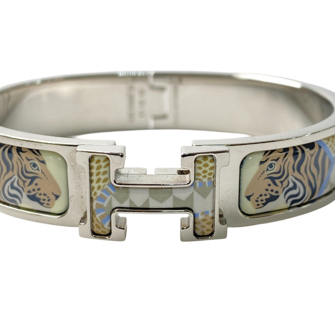 美品 エルメス HERMES レディース クリックH Clic H ランタン バルーン ラウンデル バングル ブレスレット