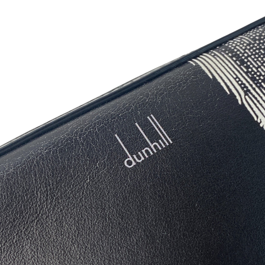 美品 ダンヒル dunhill メンズ モノトーン ウエストエンドバッグ フォトグラフィックアート ショルダーバッグ カメラバッグ 斜めがけ クロスボディ