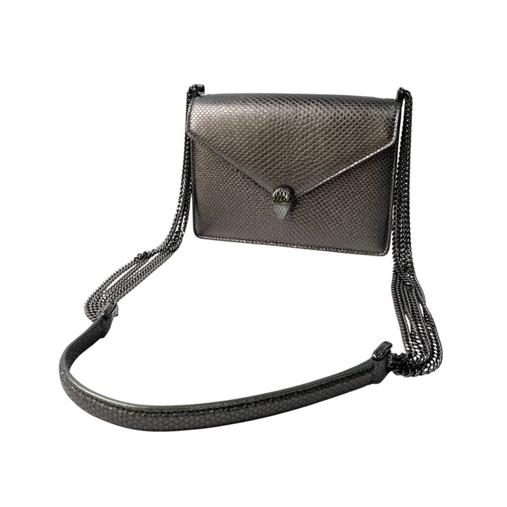 美品 ブルガリ BVLGARI レディース モルテンカルングチェーン ショルダーバッグ セルペンティ