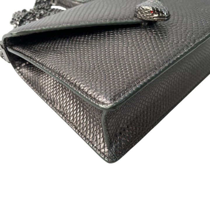 美品 ブルガリ BVLGARI レディース モルテンカルングチェーン ショルダーバッグ セルペンティ