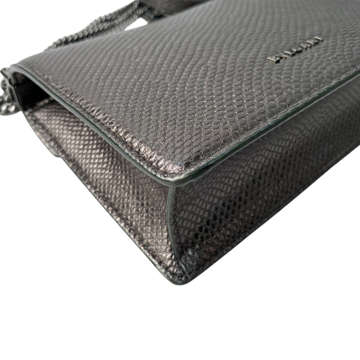 美品 ブルガリ BVLGARI レディース モルテンカルングチェーン ショルダーバッグ セルペンティ