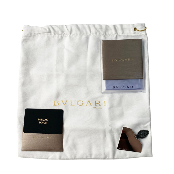 美品 ブルガリ BVLGARI レディース モルテンカルングチェーン ショルダーバッグ セルペンティ