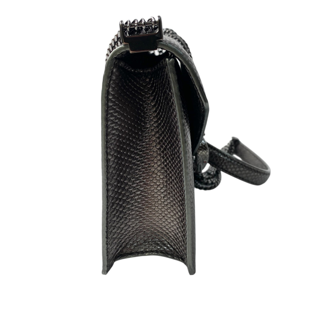 美品 ブルガリ BVLGARI レディース モルテンカルングチェーン ショルダーバッグ セルペンティ