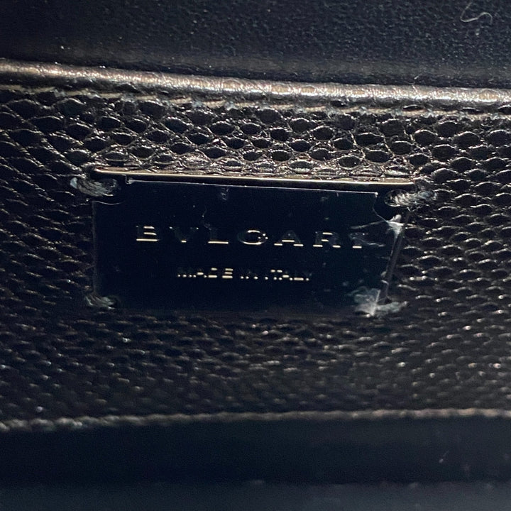 美品 ブルガリ BVLGARI レディース モルテンカルングチェーン ショルダーバッグ セルペンティ