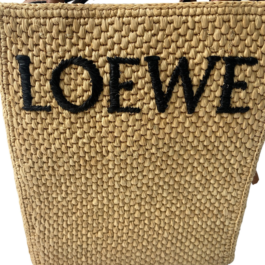 ロエベ LOEWE レディース スタンダード A5 トートバッグ ミニ ショルダーバッグ ラフィア 斜めがけ クロスボディ