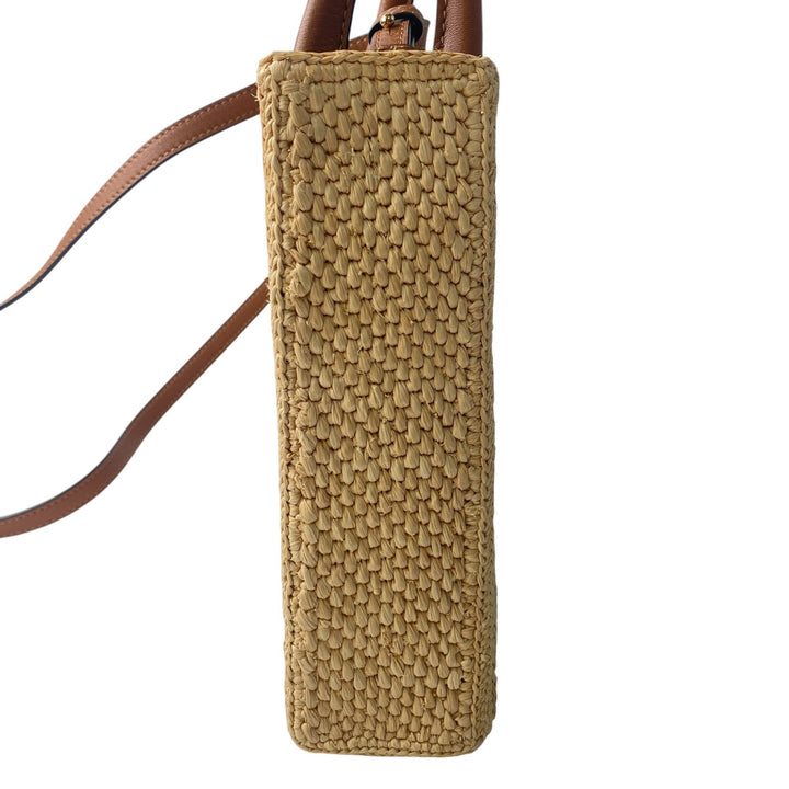 ロエベ LOEWE レディース スタンダード A5 トートバッグ ミニ ショルダーバッグ ラフィア 斜めがけ クロスボディ