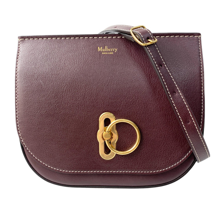 美品 マルベリー Mulberry レディース スモール アンバリー サッチェル ショルダーバッグ 斜めがけ クロスボディ