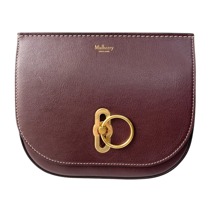 美品 マルベリー Mulberry レディース スモール アンバリー サッチェル ショルダーバッグ 斜めがけ クロスボディ