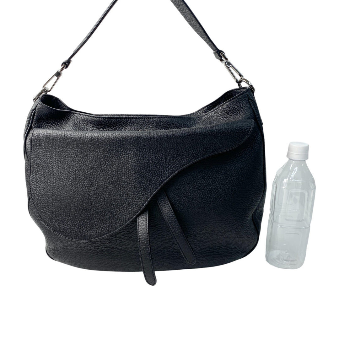 美品 ディオール Dior サドル ソフトバッグ ショルダーバッグ 2way ハンドバッグ 斜めがけ クロスボディ