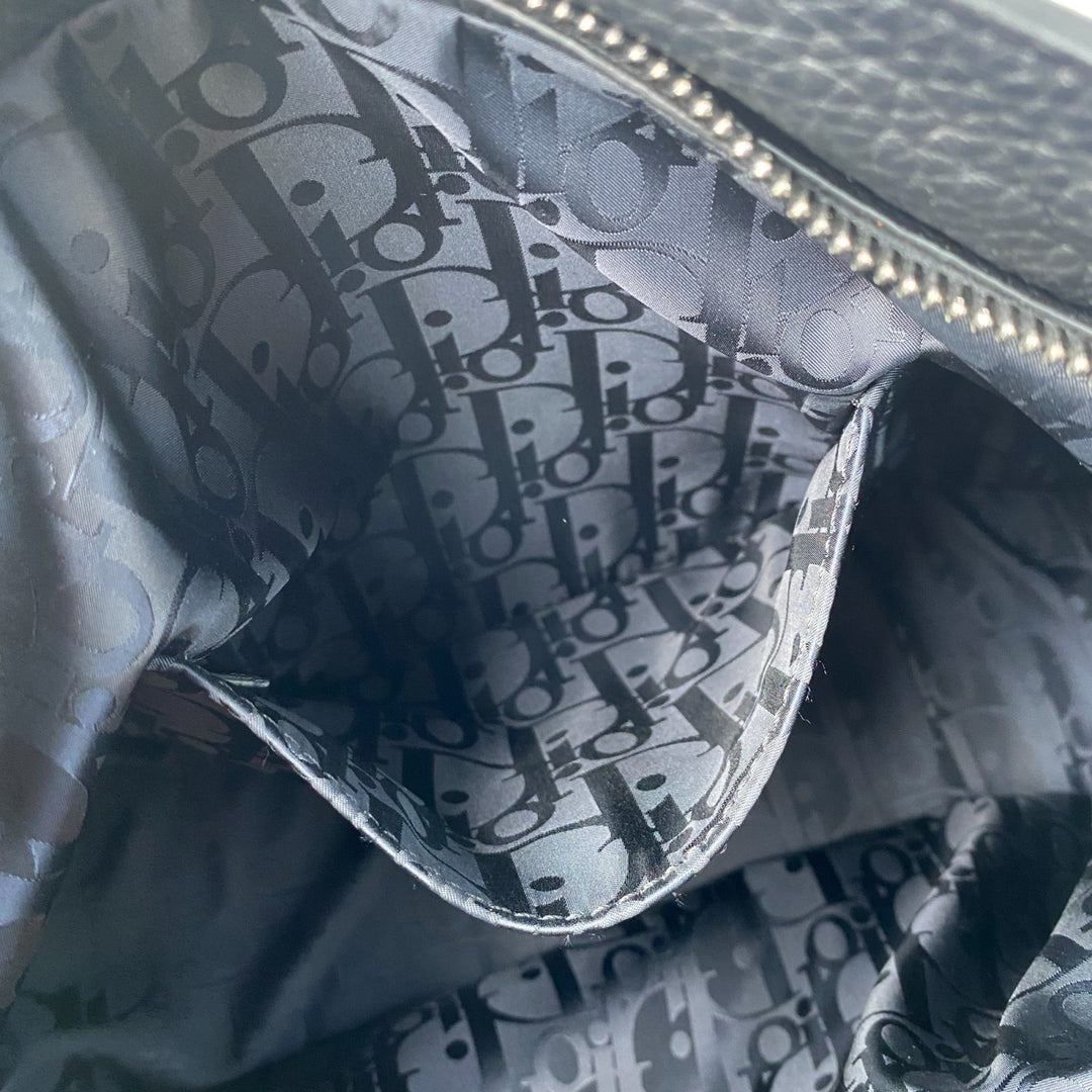 美品 ディオール Dior サドル ソフトバッグ ショルダーバッグ 2way ハンドバッグ 斜めがけ クロスボディ