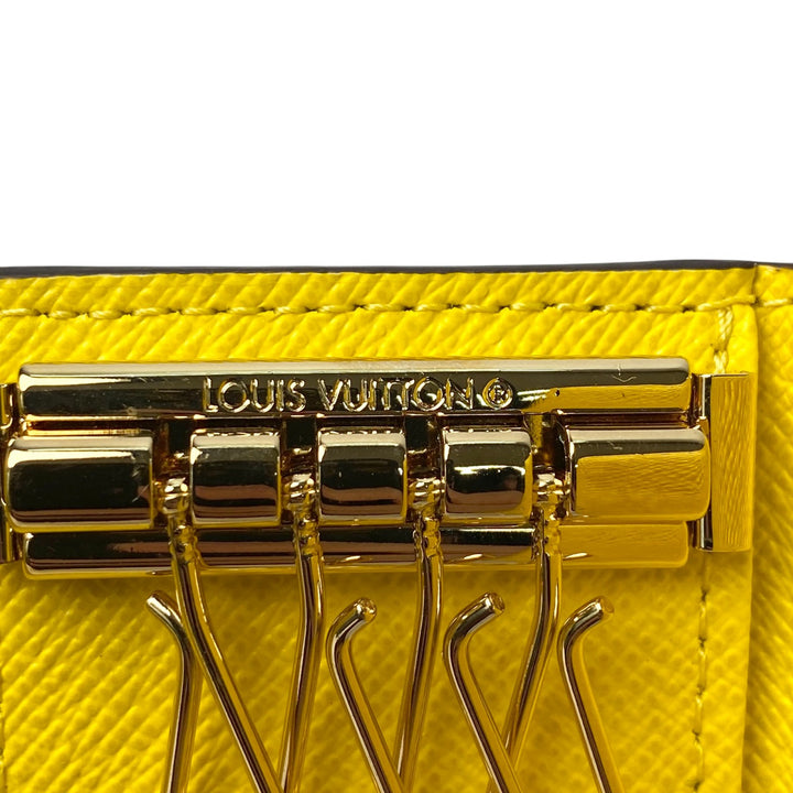 未使用 ルイ ヴィトン LOUIS VUITTON レディース モノグラム ジョーヌ ミュルティクレ 4連 キーケース RFID