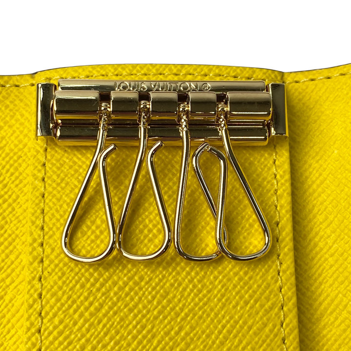 未使用 ルイ ヴィトン LOUIS VUITTON レディース モノグラム ジョーヌ ミュルティクレ 4連 キーケース RFID