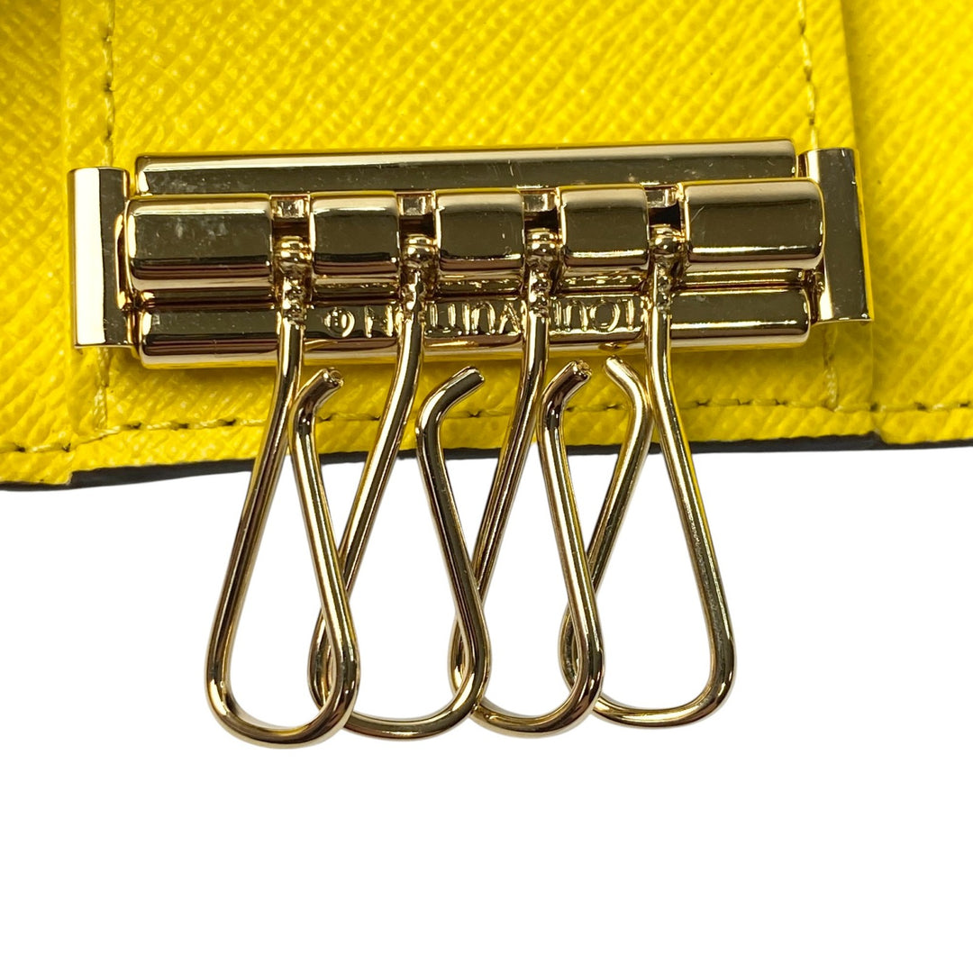 未使用 ルイ ヴィトン LOUIS VUITTON レディース モノグラム ジョーヌ ミュルティクレ 4連 キーケース RFID
