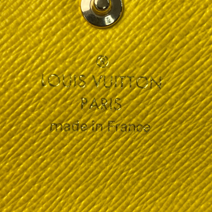 未使用 ルイ ヴィトン LOUIS VUITTON レディース モノグラム ジョーヌ ミュルティクレ 4連 キーケース RFID