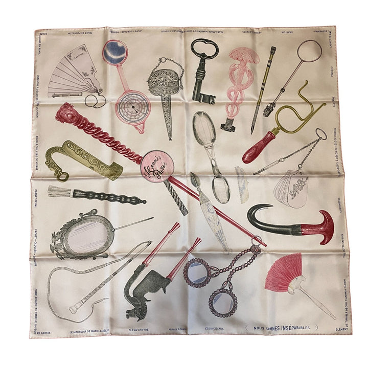 新品 タグ付き エルメス HERMES カレ90 切っても切れない仲間 NousSommesln レディース