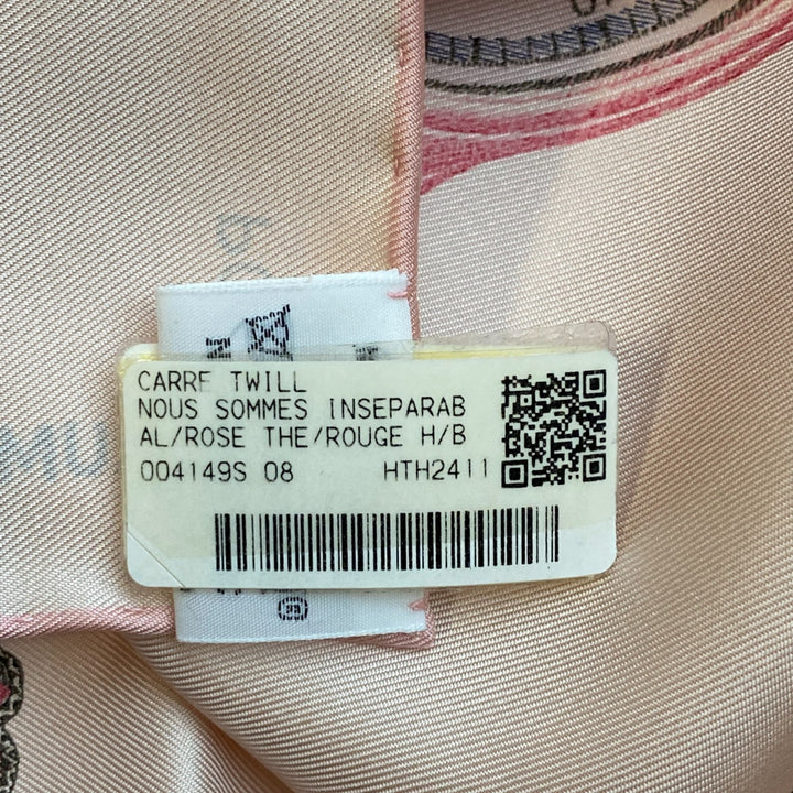 新品 タグ付き エルメス HERMES カレ90 切っても切れない仲間 NousSommesln レディース