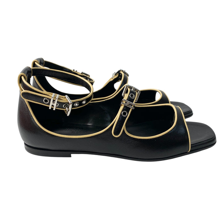 定価22.6万 新品 エルメス HERMES レディース サンダル クリステン 35 黒