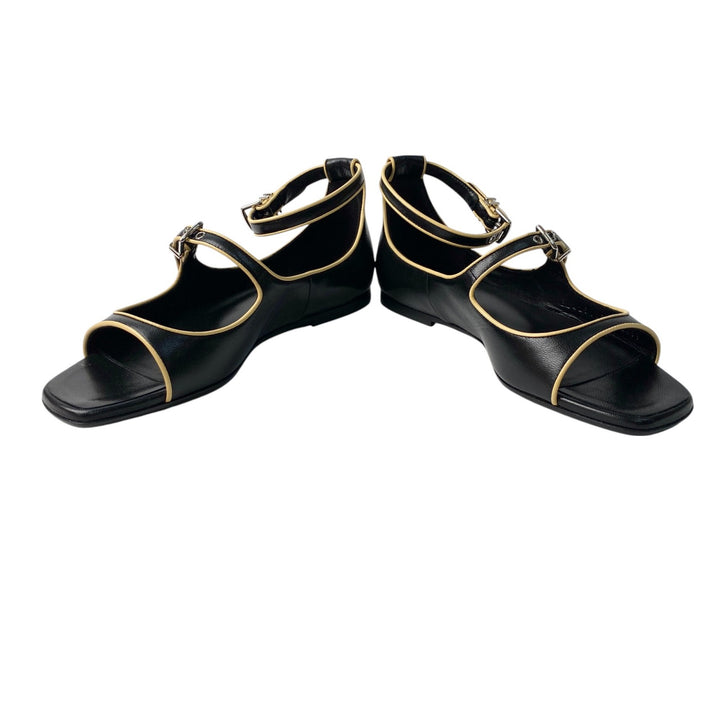 定価22.6万 新品 エルメス HERMES レディース サンダル クリステン 35 黒