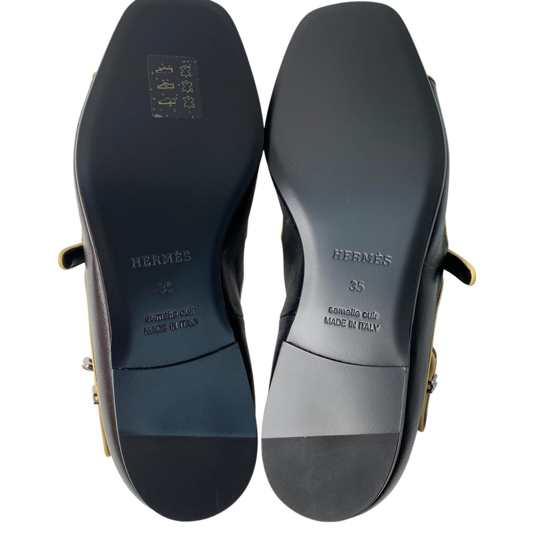 定価22.6万 新品 エルメス HERMES レディース サンダル クリステン 35 黒