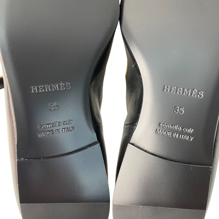 定価22.6万 新品 エルメス HERMES レディース サンダル クリステン 35 黒