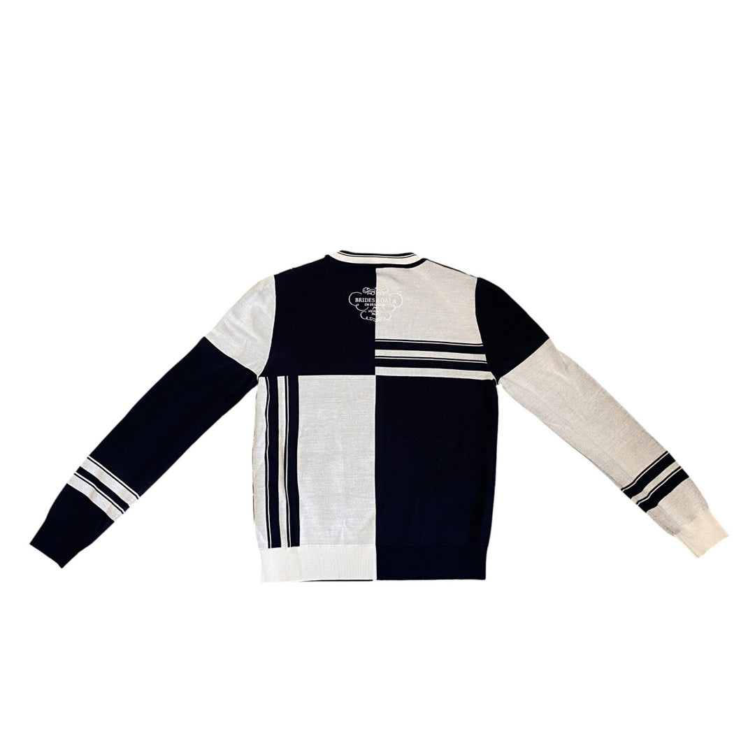 未使用 HERMES ニット セーター 36 無秩序 フィネス インターシャ　レディース