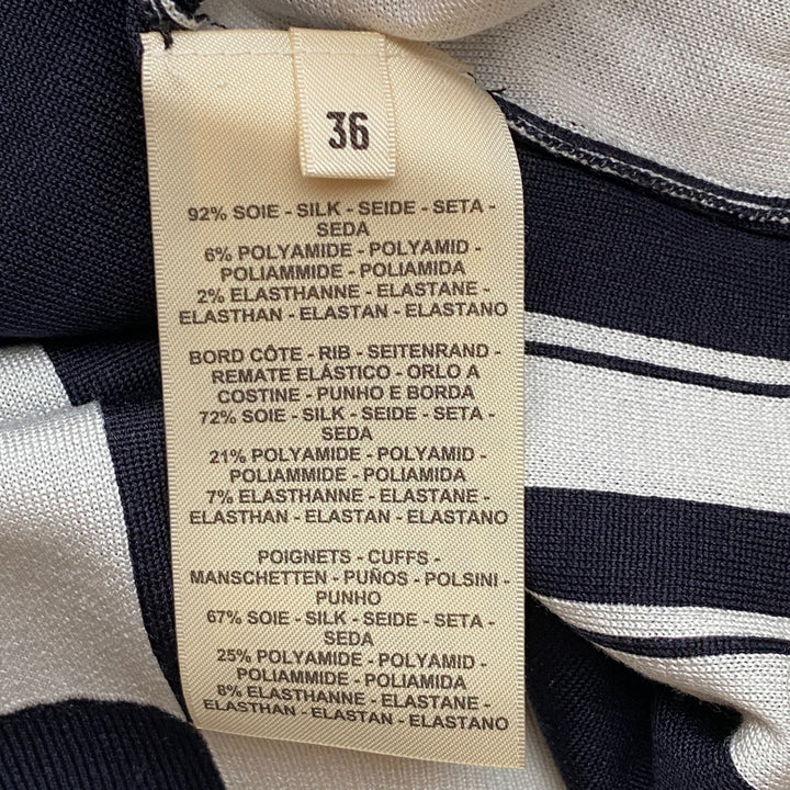 未使用 HERMES ニット セーター 36 無秩序 フィネス インターシャ　レディース