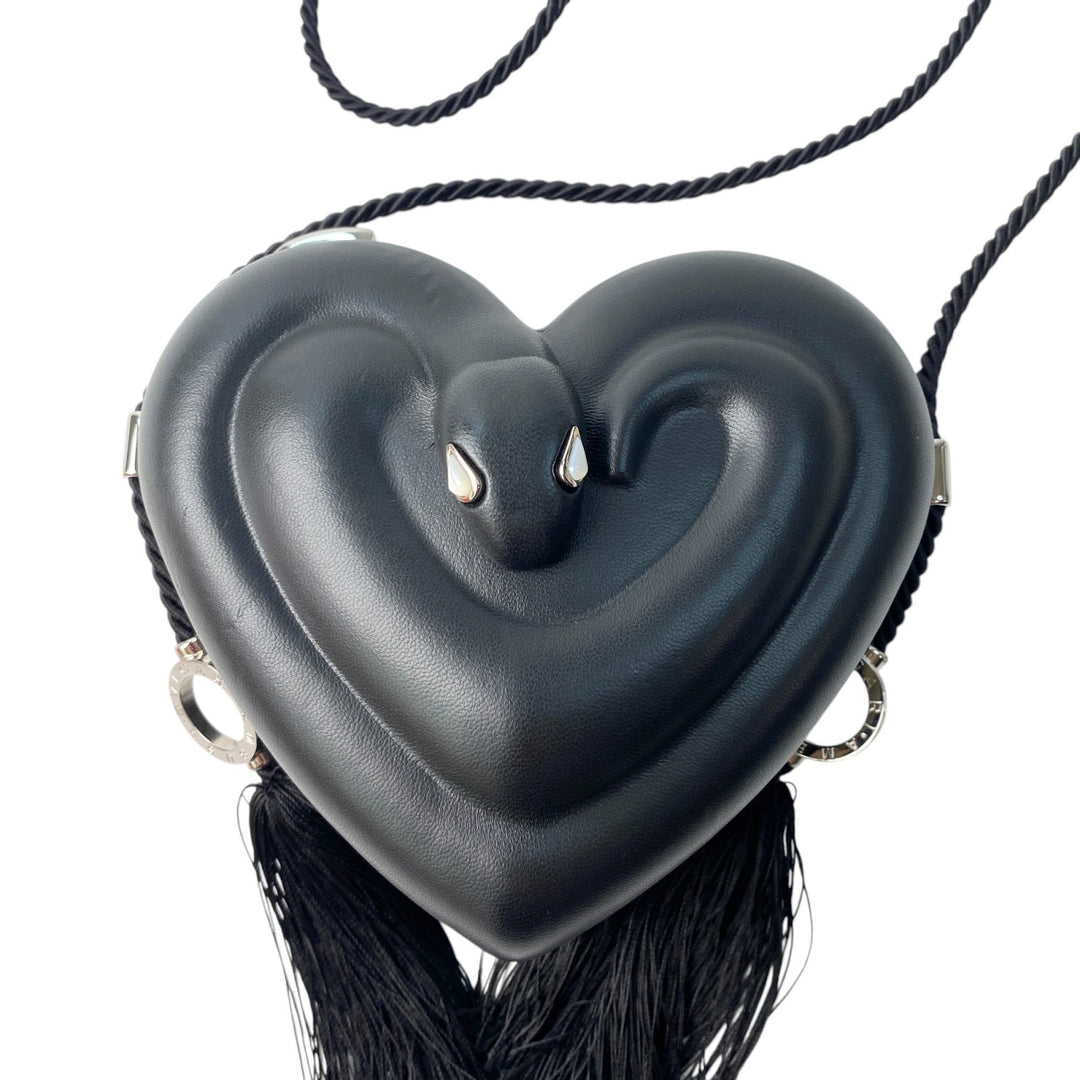 定価35万 美品 ブルガリ BVLGARI レディース アンブッシュ セルペンティ ミノディエール ショルダーバッグ 斜めがけ クロスボディ