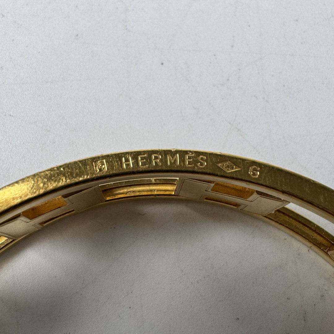エルメス HERMES ロンドアッシュバングル リバーシブル レディース