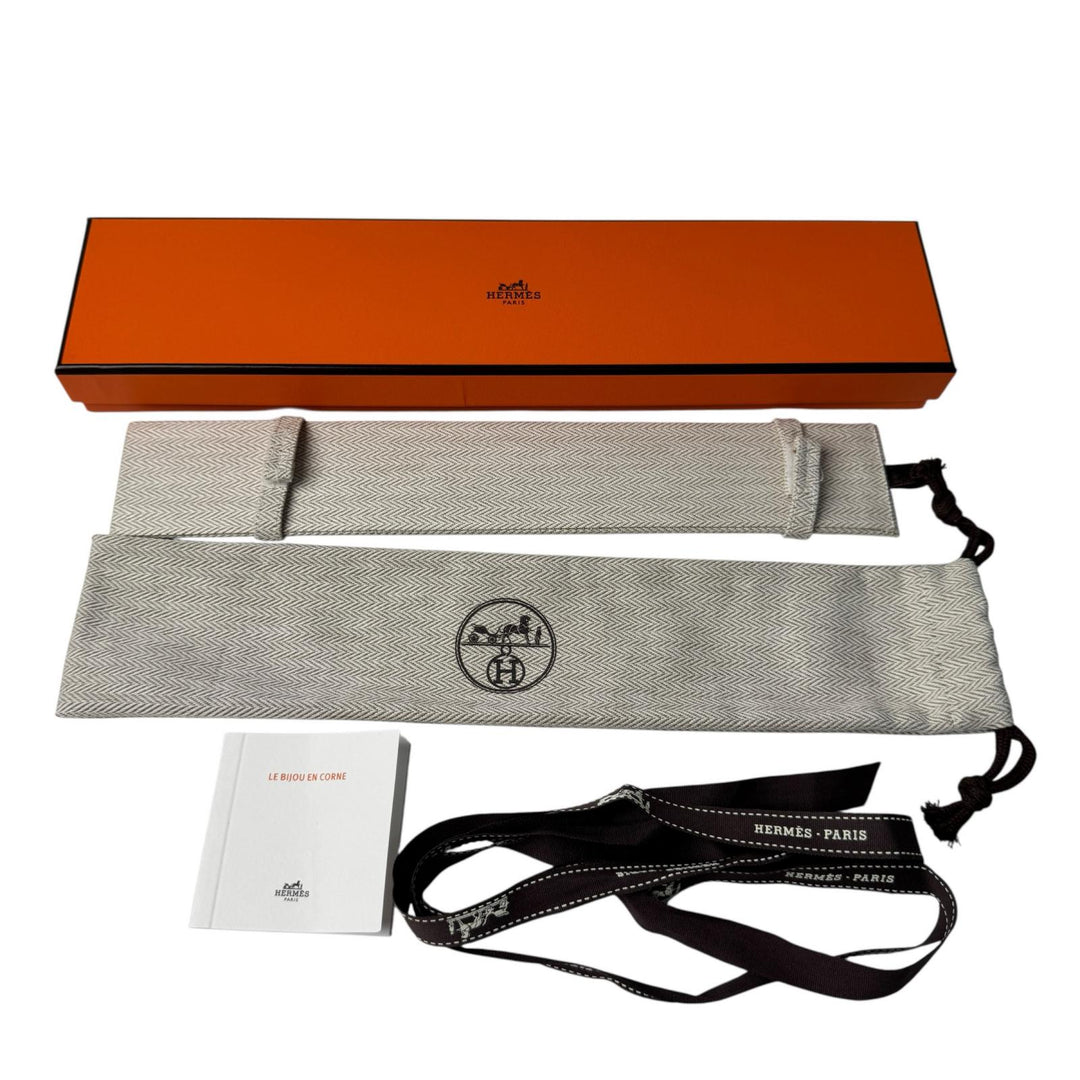 未使用 エルメス HERMES アマラージュ ブレスレット バッファローホーン メンズ