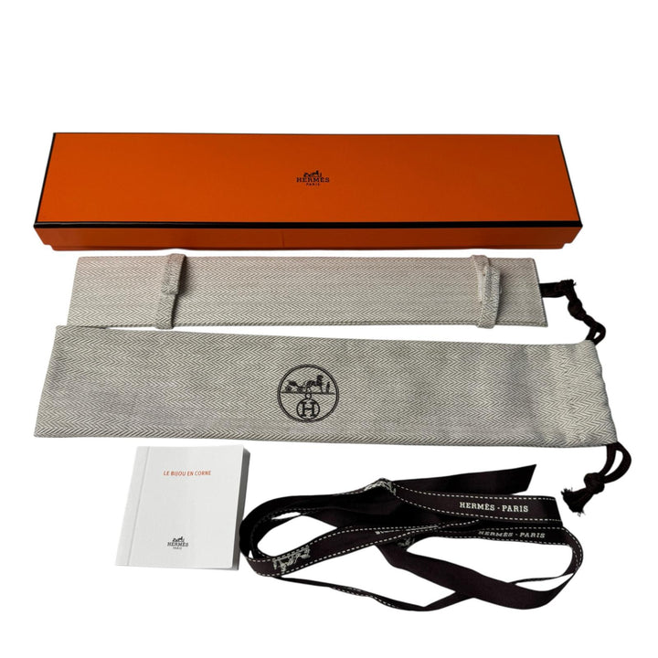 未使用 エルメス HERMES アマラージュ ブレスレット バッファローホーン メンズ