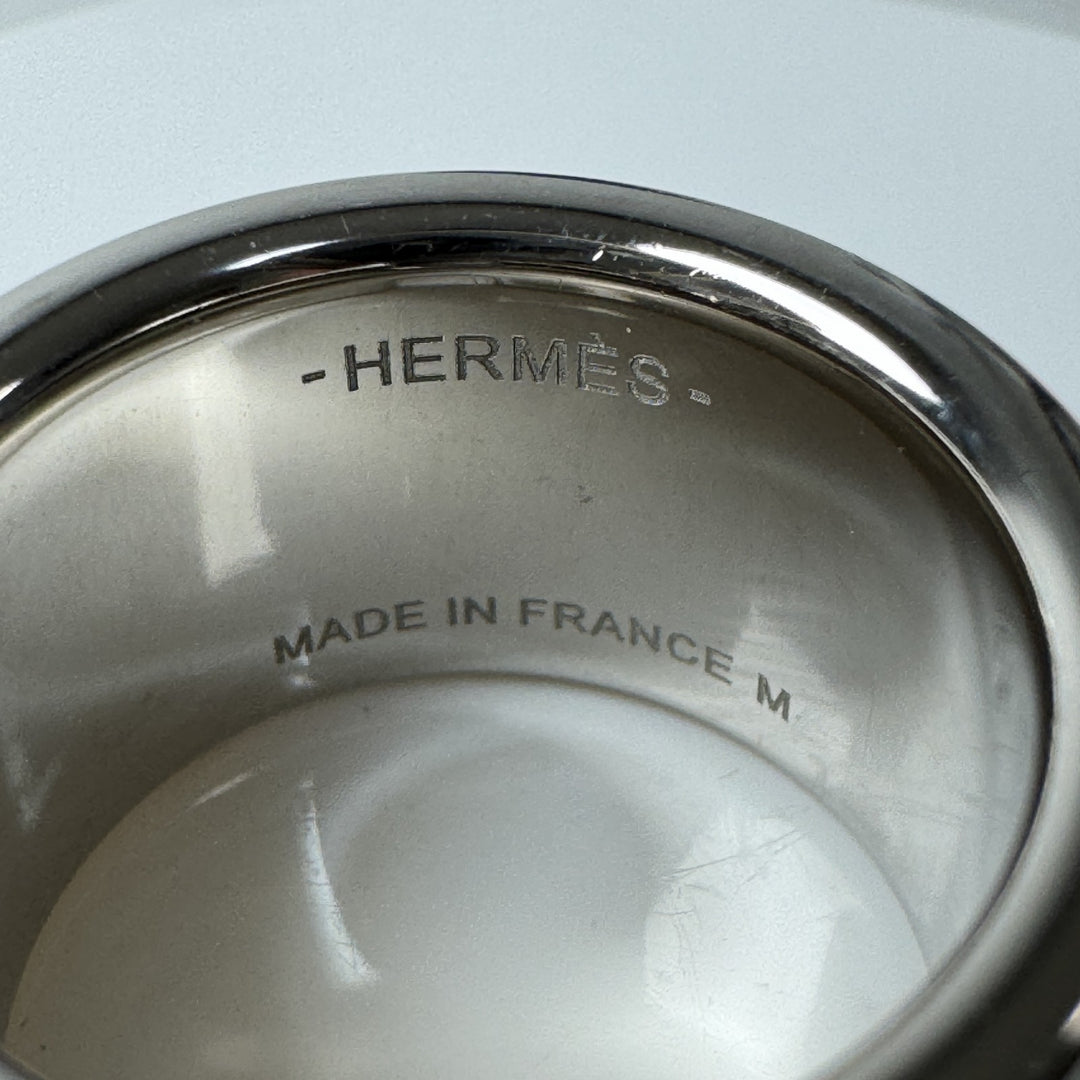 エルメス HERMES オランプ リング GM #M ノワール ブラック 約15号（日本サイズ）レディース