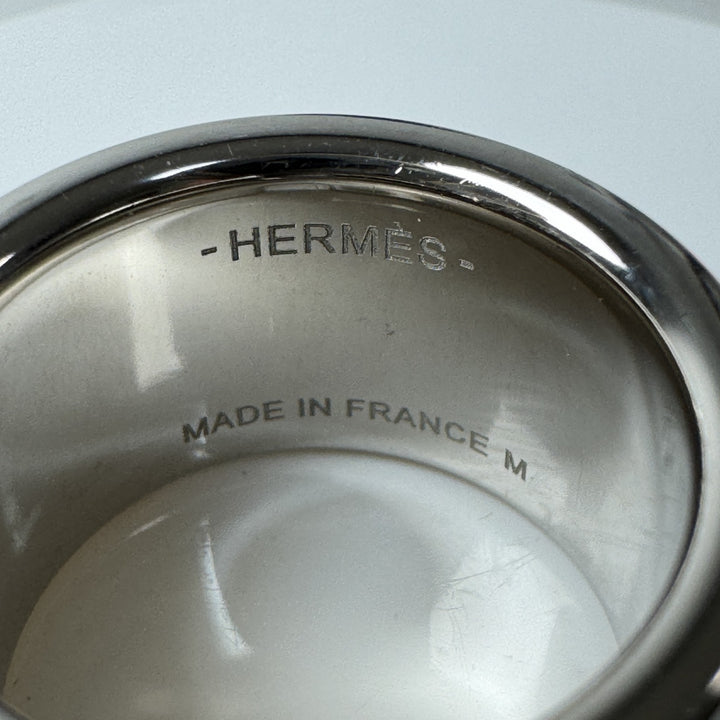 エルメス HERMES オランプ リング GM #M ノワール ブラック 約15号（日本サイズ）レディース