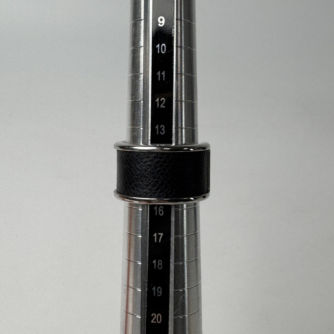 エルメス HERMES オランプ リング GM #M ノワール ブラック 約15号（日本サイズ）レディース