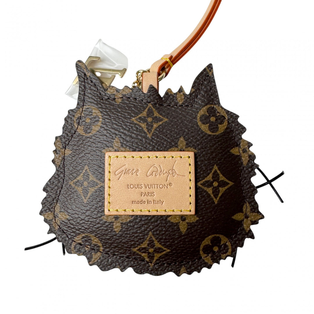 新品 ルイヴィトン LOUIS VUITTON グレース・コディントン バッグチャーム キャット M02944 IK2245 レディース
