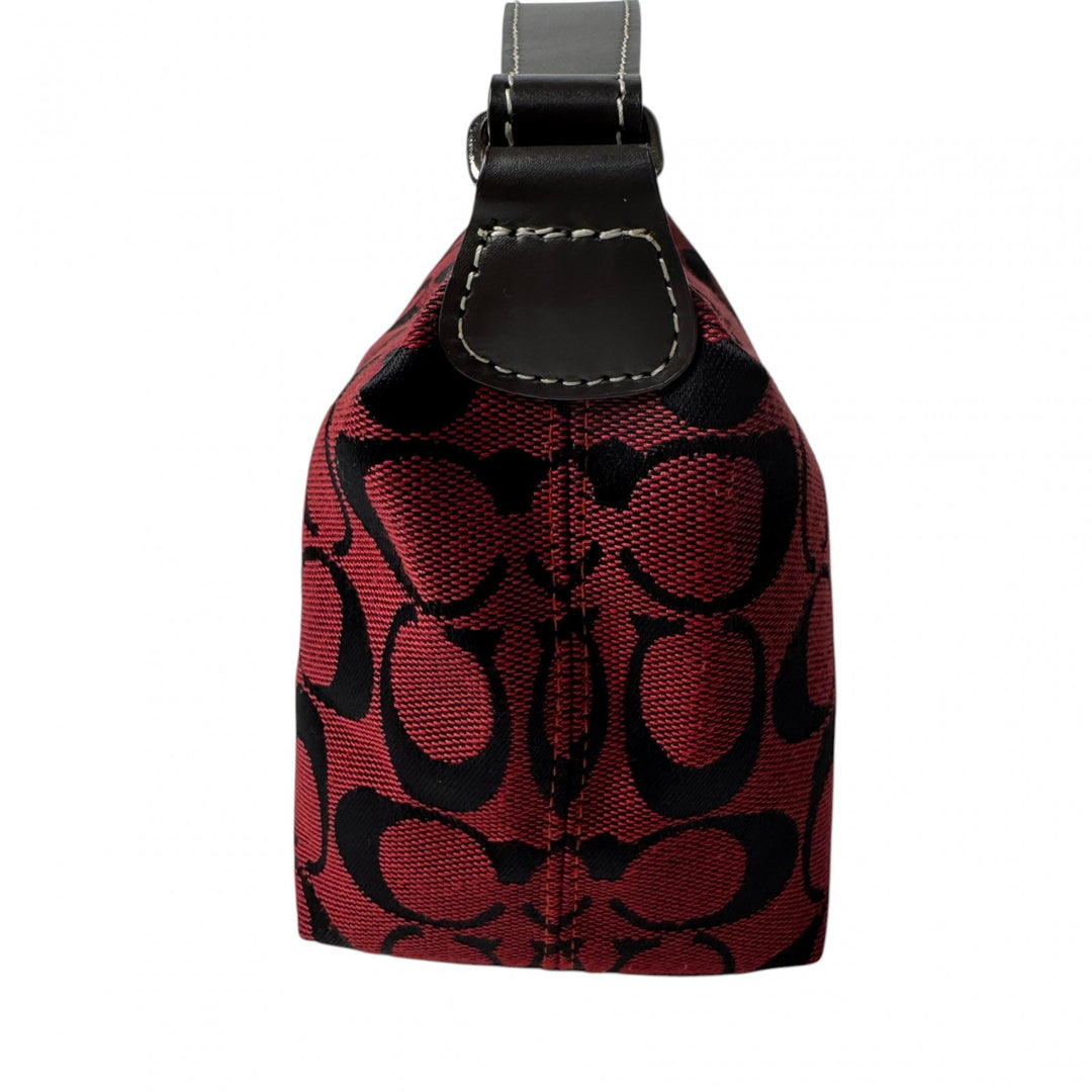 美品 コーチ COACH ハンドバッグ ポーチ シグネチャー アクセサリーポーチ レディース