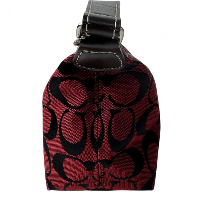 美品 コーチ COACH ハンドバッグ ポーチ シグネチャー アクセサリーポーチ レディース