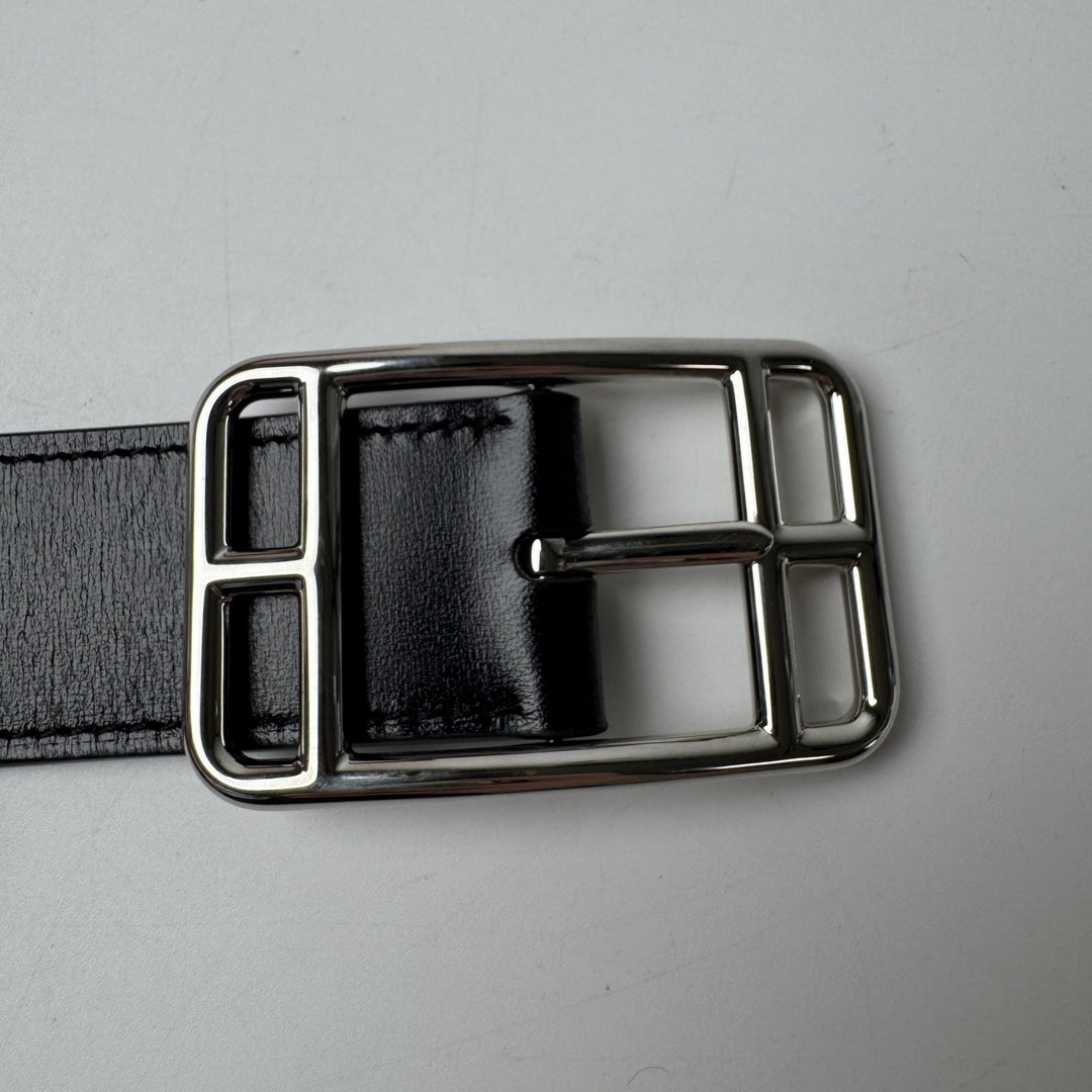 美品 エルメス HERMES ケープコッド リバーシブル ベルト 85 K刻印 メンズ
