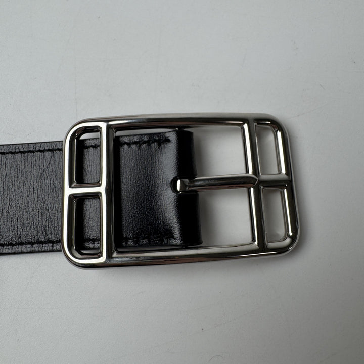 美品 エルメス HERMES ケープコッド リバーシブル ベルト 85 K刻印 メンズ