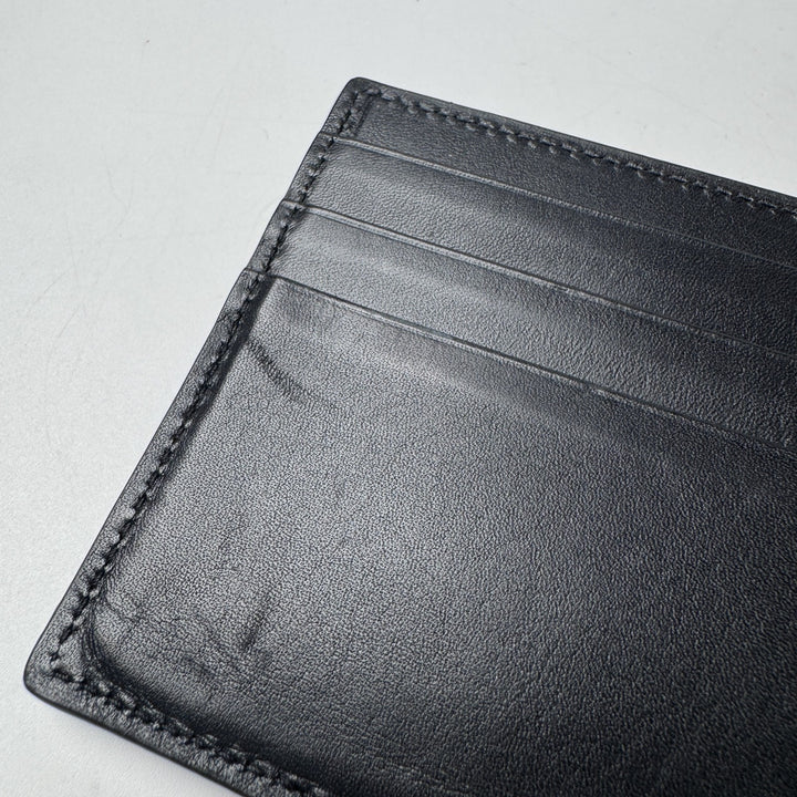サンローラン Saint Laurent クロコ型押し 三つ折り マネークリップ メンズ