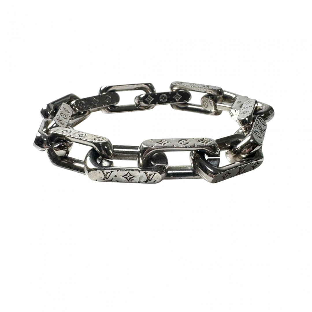 ルイヴィトン LOUIS VUITTON モノグラム コリエ チェーン ブレスレットM64223 US1200 #M レディース
