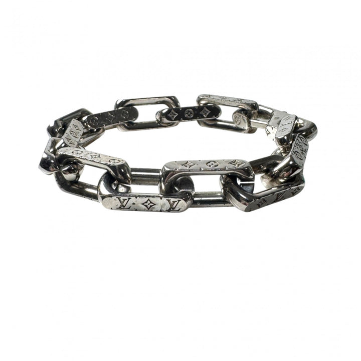ルイヴィトン LOUIS VUITTON モノグラム コリエ チェーン ブレスレットM64223 US1200 #M レディース
