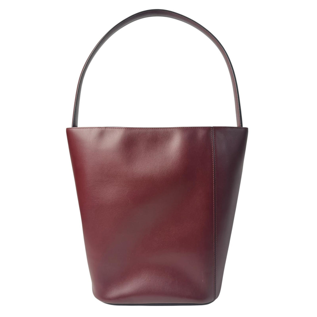 美品 カルティエ Cartier マストC ワンショルダーバッグ バケツ型 バケット ボルドー レディース