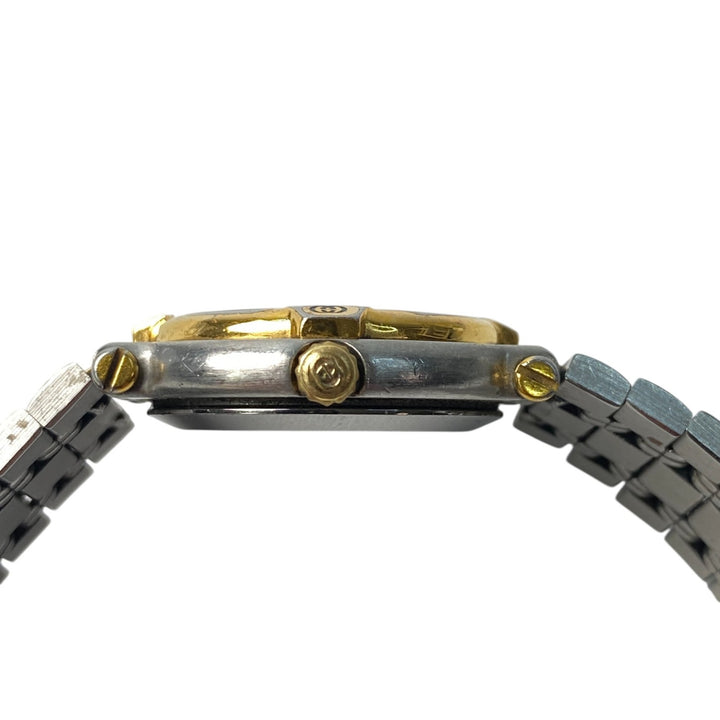 グッチ GUCCI レディース 9000L 腕時計 クォーツ コンビ シルバー ゴールド