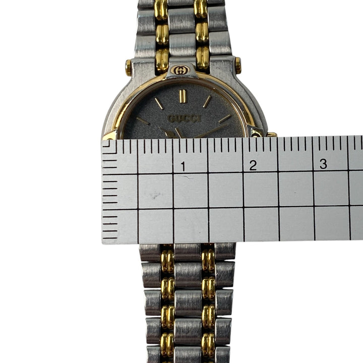 グッチ GUCCI レディース 9000L 腕時計 クォーツ コンビ シルバー ゴールド