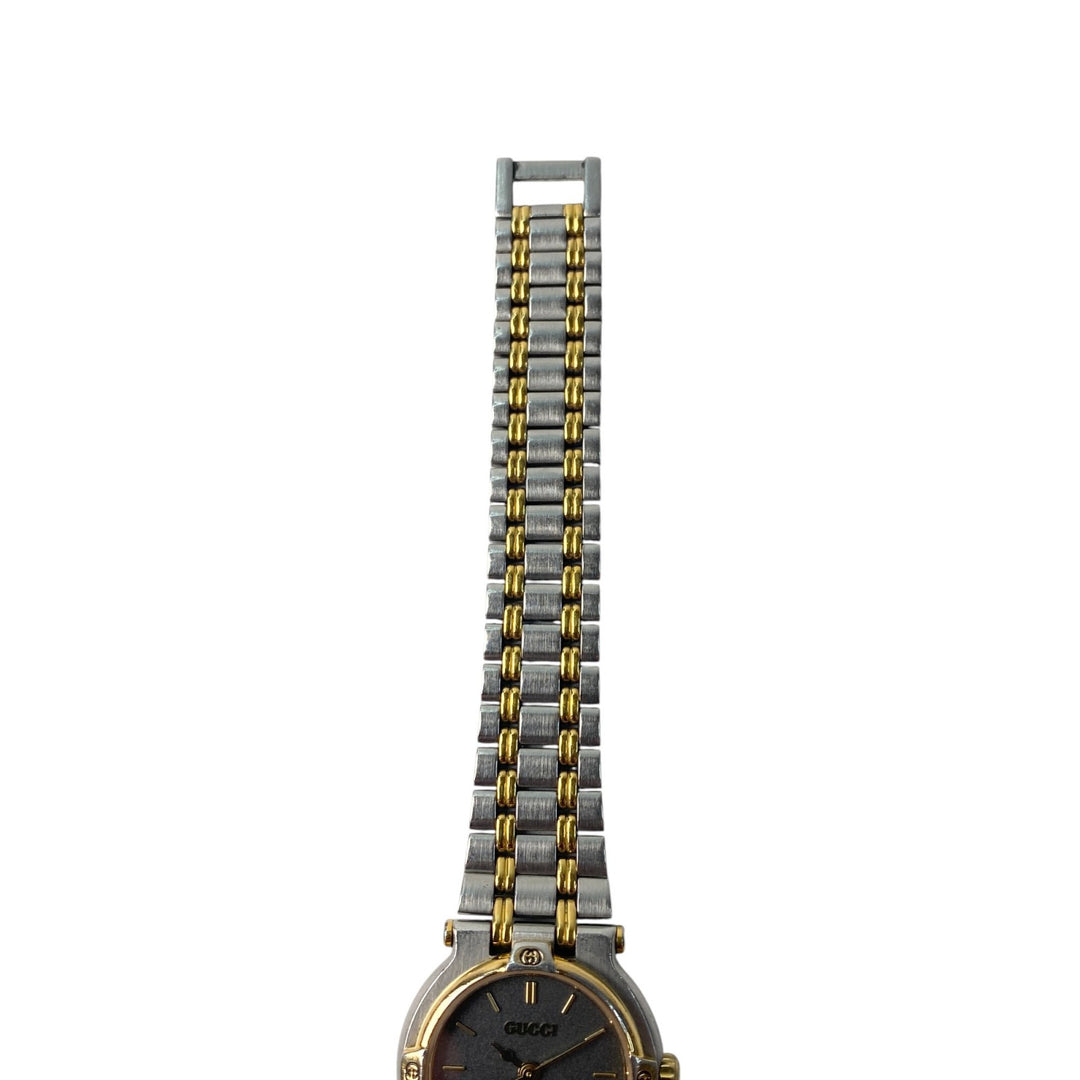グッチ GUCCI レディース 9000L 腕時計 クォーツ コンビ シルバー ゴールド