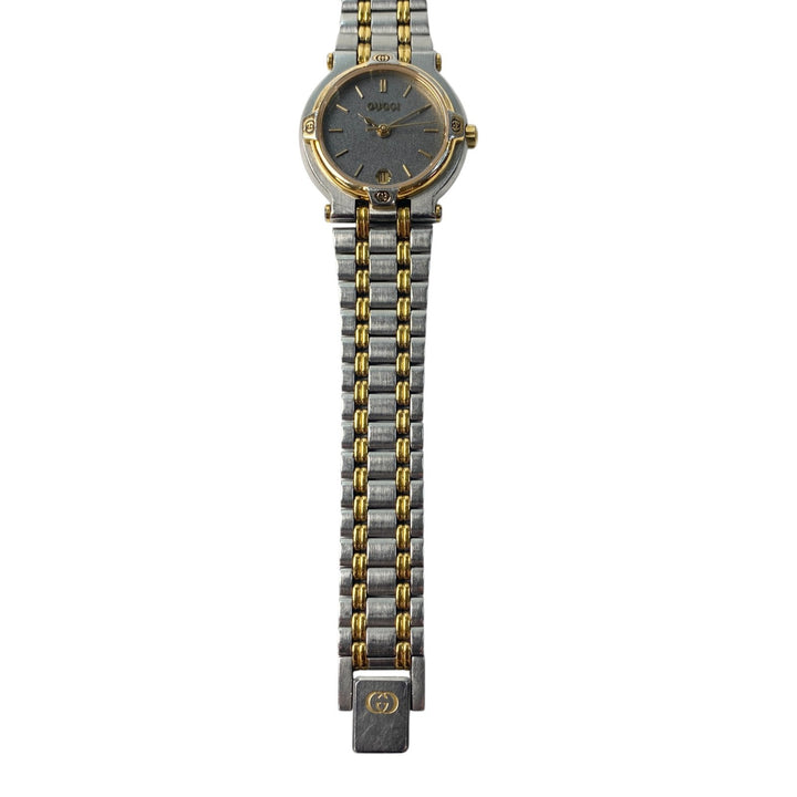 グッチ GUCCI レディース 9000L 腕時計 クォーツ コンビ シルバー ゴールド