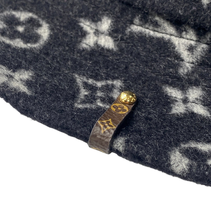ルイ ヴィトン LOUIS VUITTON レディース バケットハット モノグラム ウール AL1220 ブラック
