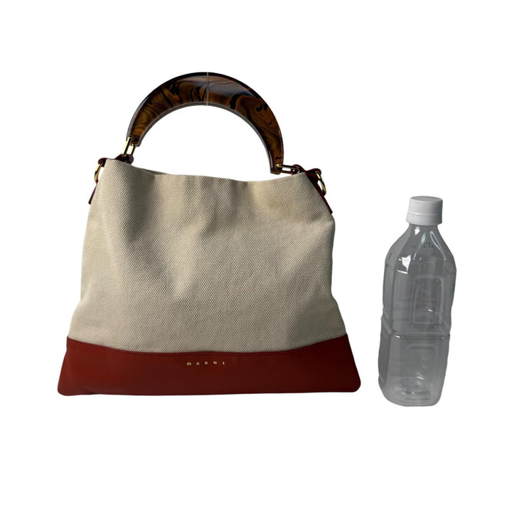 マルニ MARNI ヴェニス ハンドバッグ キャンバス 2way ショルダーバッグ ハンドバッグ 斜めがけ クロスボディ レディース