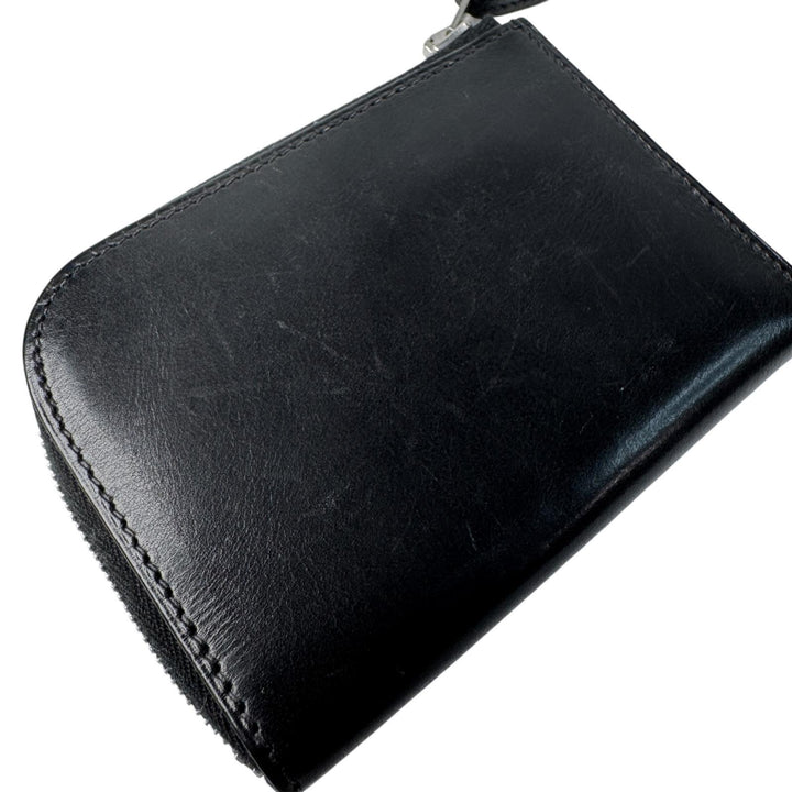 エルメス HERMES リミックス コインケース カードケース 黒 ストラップ □D刻印 レディース