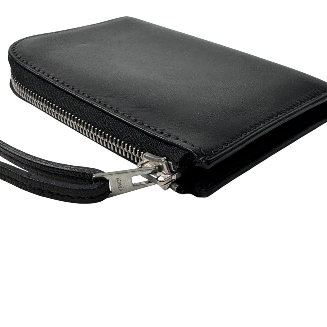 エルメス HERMES リミックス コインケース カードケース 黒 ストラップ □D刻印 レディース